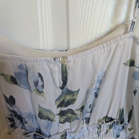 Floral Sundress | Fit & Flare | XL | NWOT | Spaghetti Straps and Smocking! - Picture 7 of 9